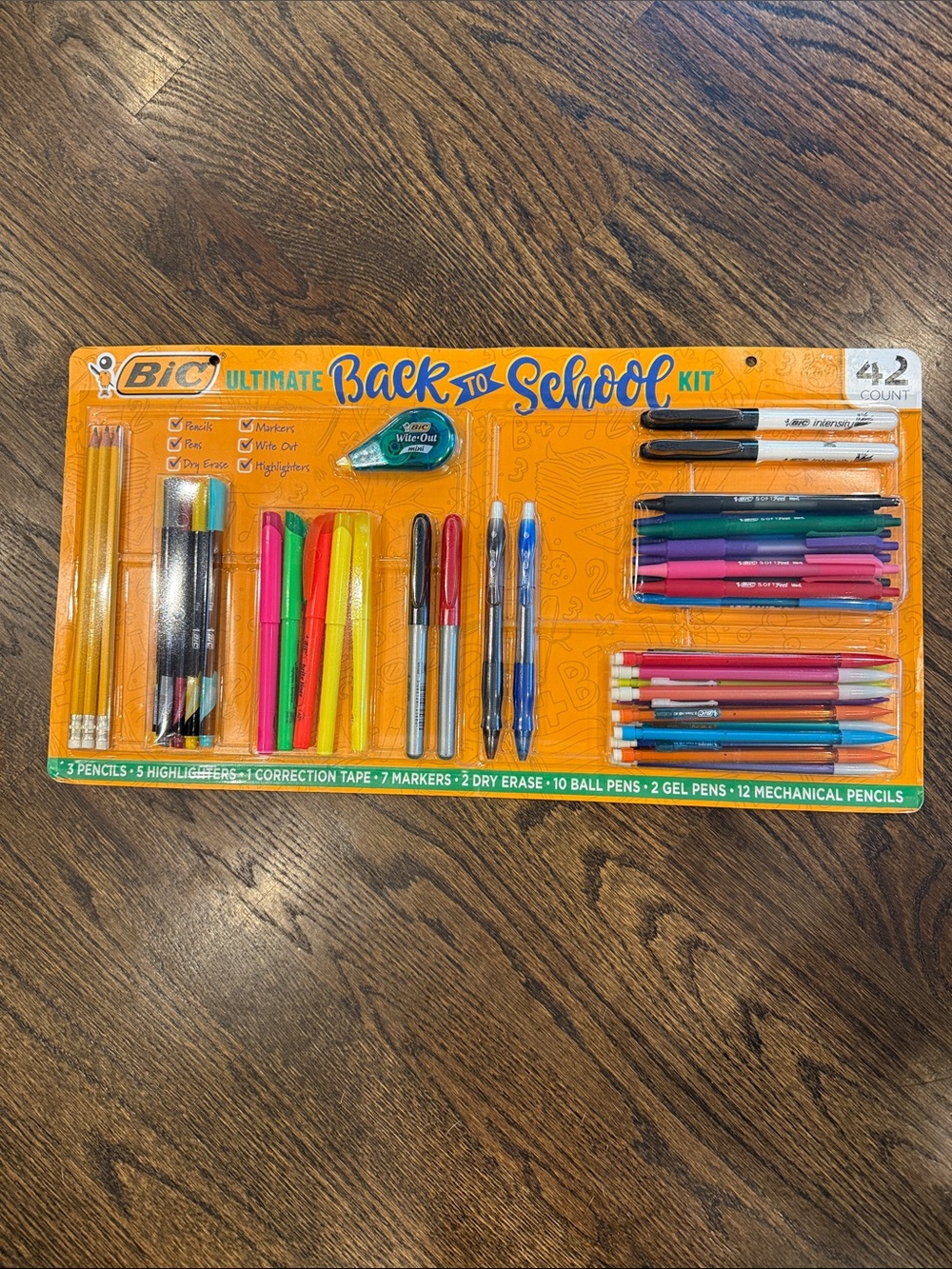 Bic Ultimate Back to School Kit - Orange - 42 Count